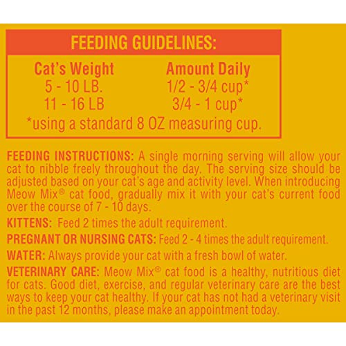 Meow Mix Original Choice Dry Cat Food, 6.3 Pound Bag