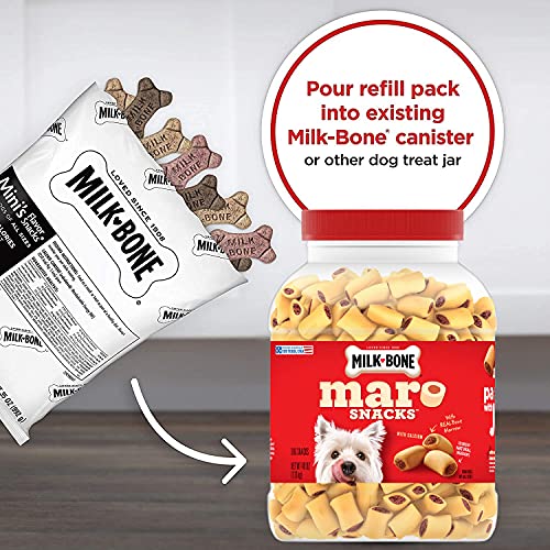 Milk-Bone MaroSnacks Small Dog Treats With Bone Marrow, 40 Ounce Container