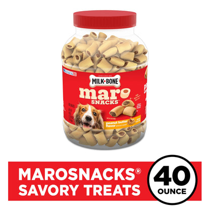 Milk-Bone MaroSnacks Small Dog Treats With Bone Marrow, 40 Ounce Container