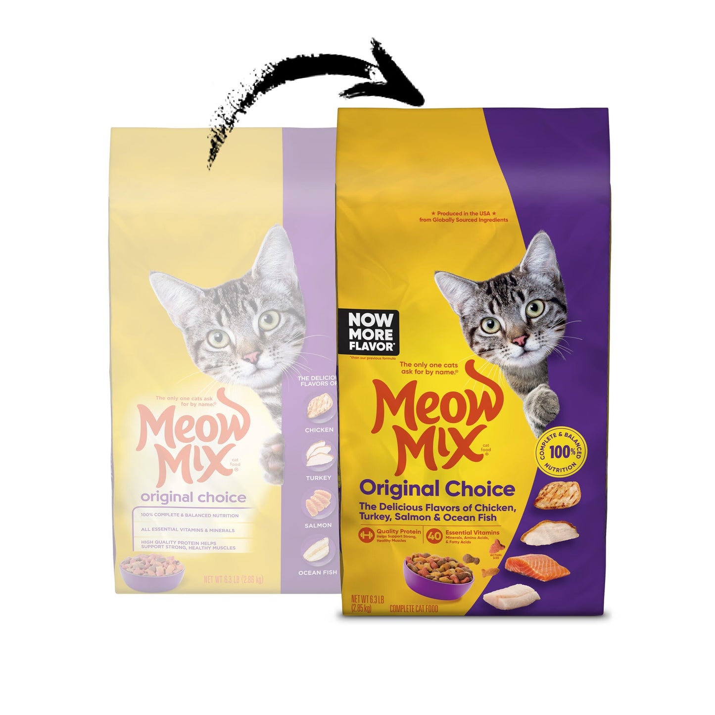 Meow Mix Original Choice Dry Cat Food, 6.3 Pound Bag