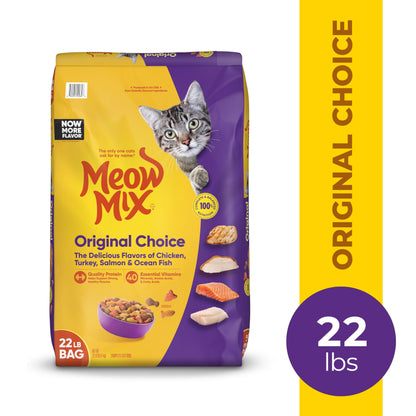 Meow Mix Original Choice Dry Cat Food, 6.3 Pound Bag