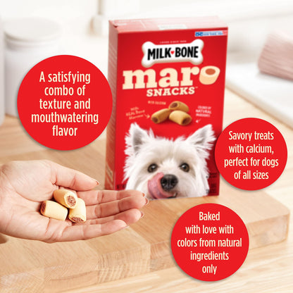 Milk-Bone MaroSnacks Small Dog Treats With Bone Marrow, 40 Ounce Container