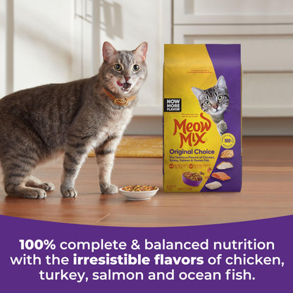 Meow Mix Original Choice Dry Cat Food, 6.3 Pound Bag