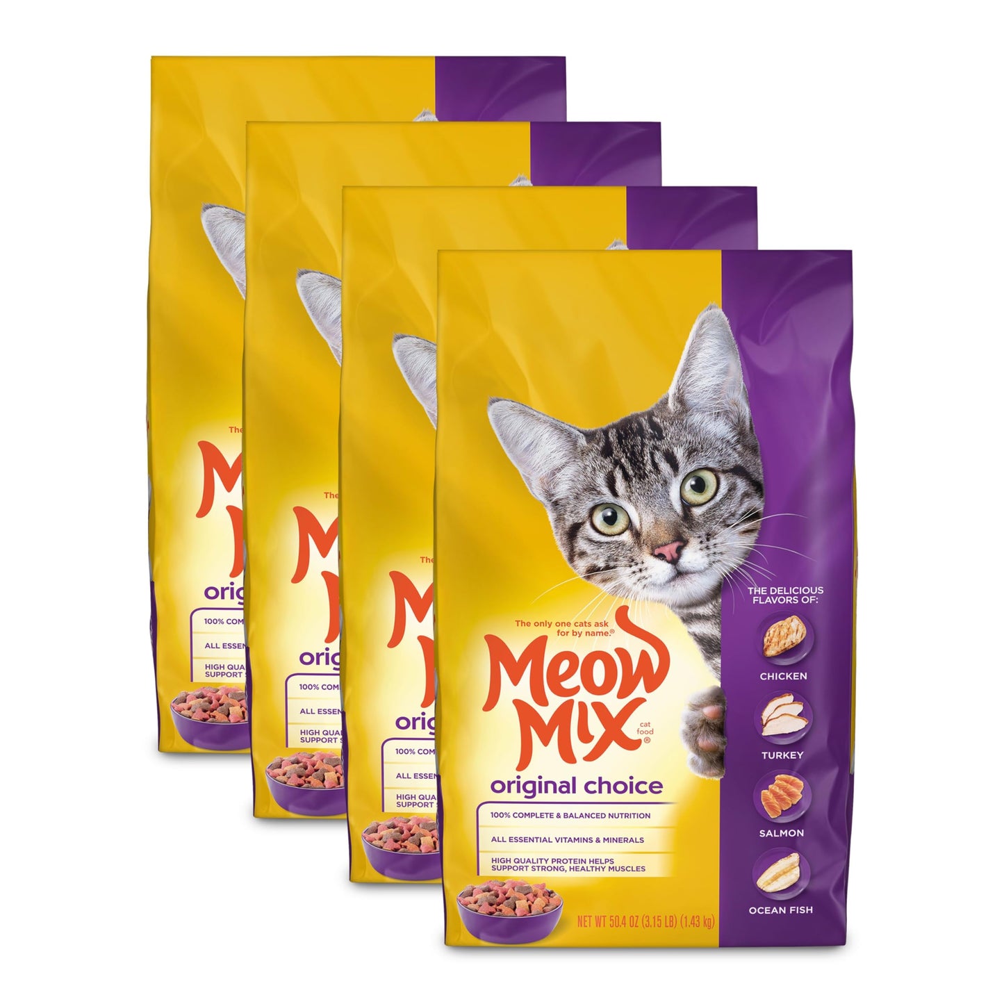 Meow Mix Original Choice Dry Cat Food, 6.3 Pound Bag