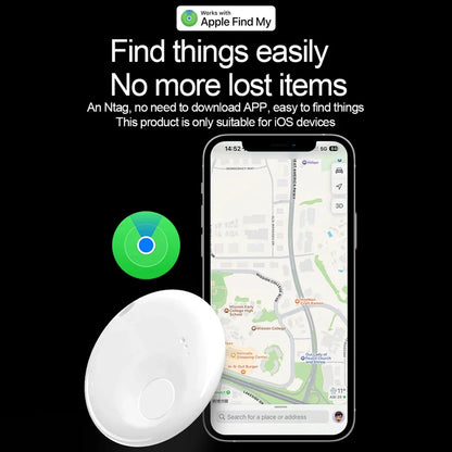 Bluetooth GPS Tracker Smart Tag Airtag - Apple ID Tracker for Dogs, Cats, Pets