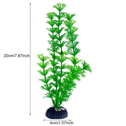 Aquarium Decor Plants - Plastic Aquatic Plant Accessories