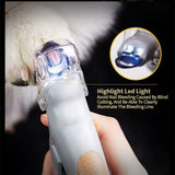 Professional Pet Nail Clippers - LED Light for Cats, Dogs, Small Animals