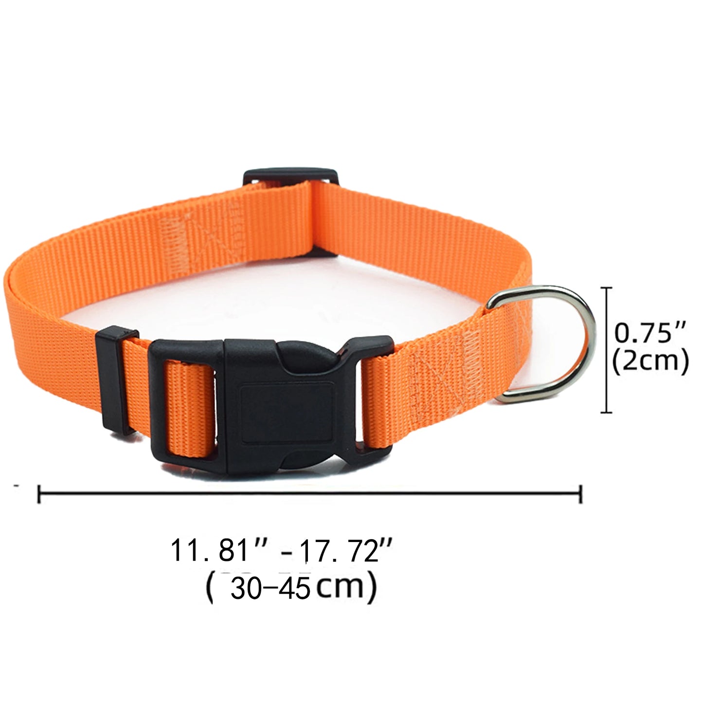 Adjustable Airtag Holder Dog Collar with Quick Snap Buckle for Small Dogs