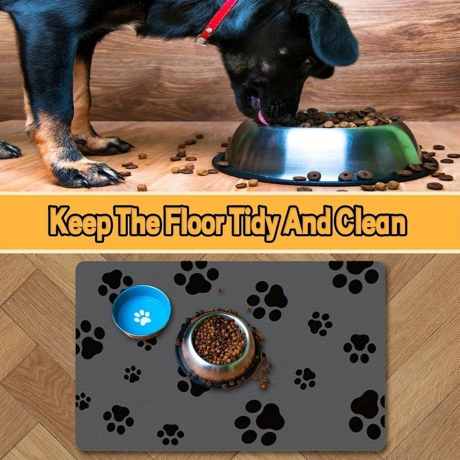 Dog Feeding Mat - Non-slip Quick-drying, Absorbent