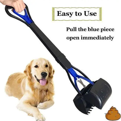 Dog Pooper Scooper - Heavy Duty Long Handle Pet Cleaning Tool