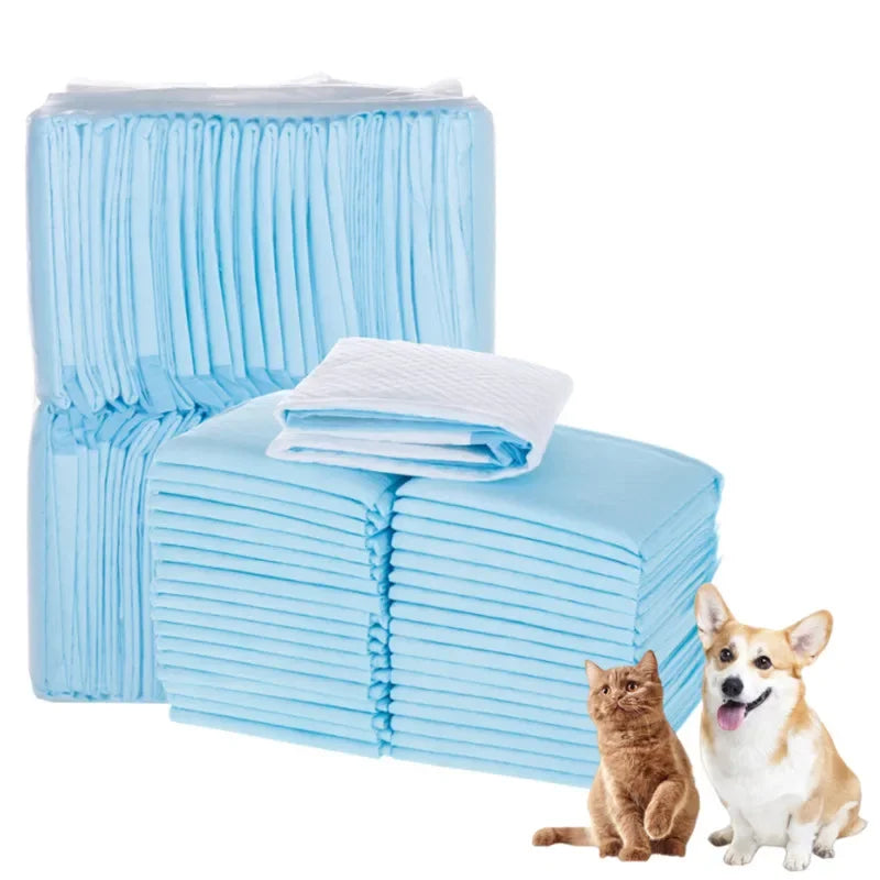 Absorbent Dog Training Pee Pads - 100/50/40/20 pcs Quick Dry Surface in Dog Supplies