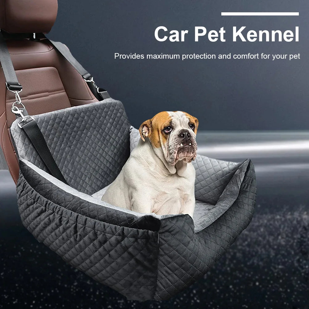 Travel Dog Car Seat Cover - Washable Soft Dog Car Bed Sofa Cushion