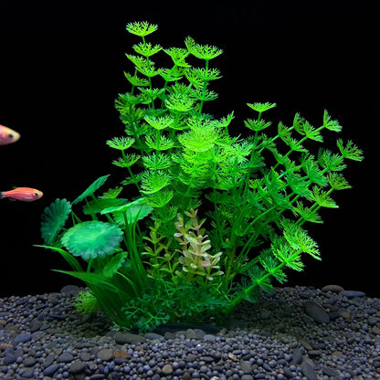 Aquarium Decor Plants - Plastic Aquatic Plant Accessories