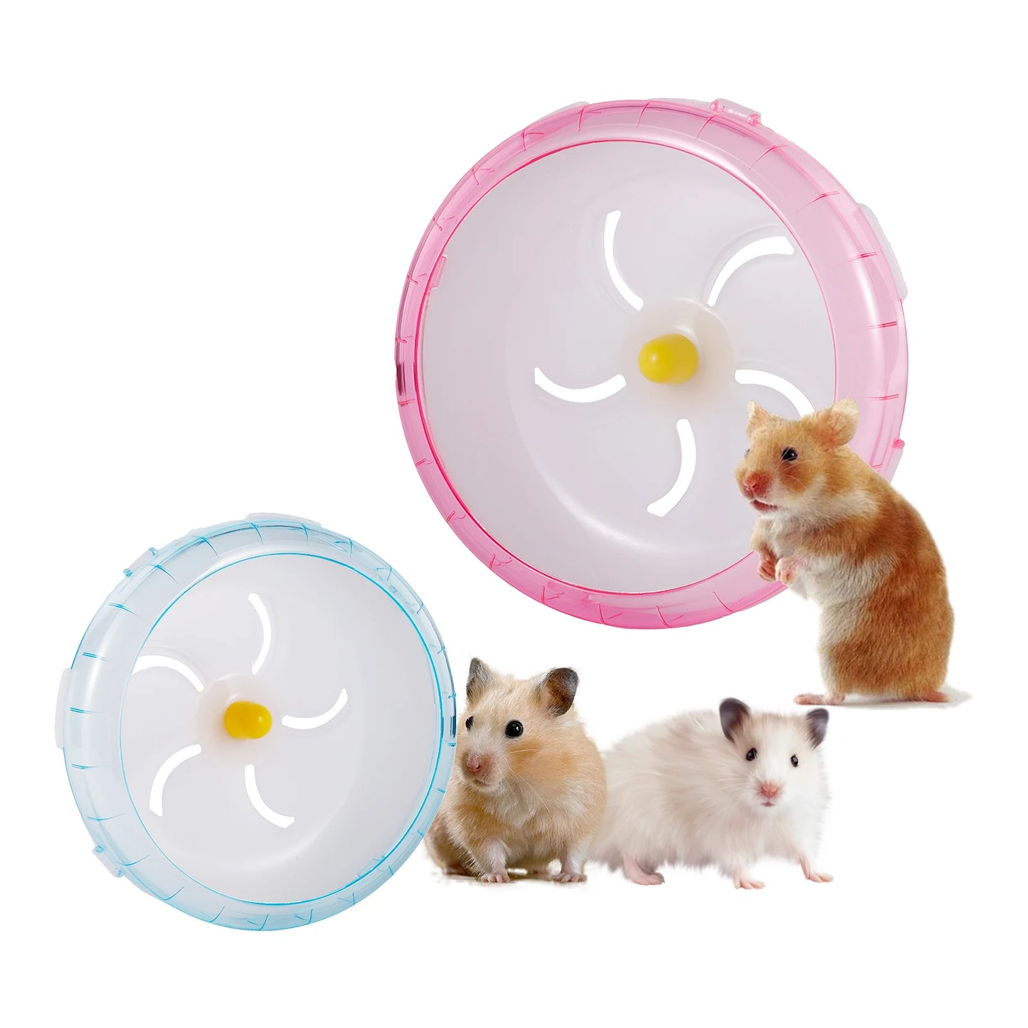 Hamster Running Wheel - Silent Golden Bear Guinea Pig Pet Exercise Wheel Cage Accessories