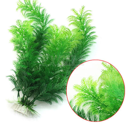 Aquarium Decor Plants - Plastic Aquatic Plant Accessories