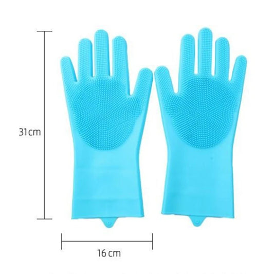 Pet cat bath accessories Scrub brush Teddy silicone bath gloves anti-scratch and anti-bite bath products