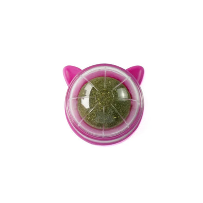 Natural Catnip Wall Sticker Ball Toy Scraper for Cats