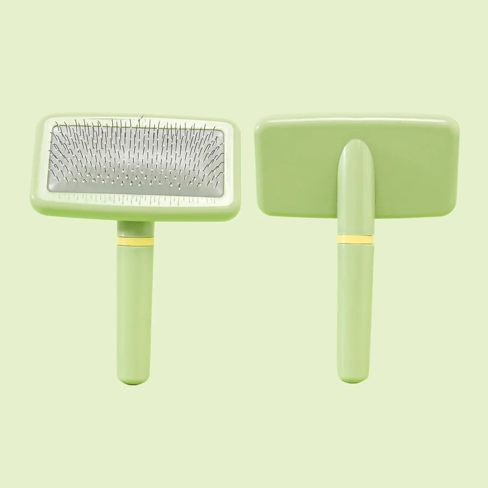 Pet Slicker Brush for Dogs & Cats - Massage Brush Deshedding Comb Grooming Brush