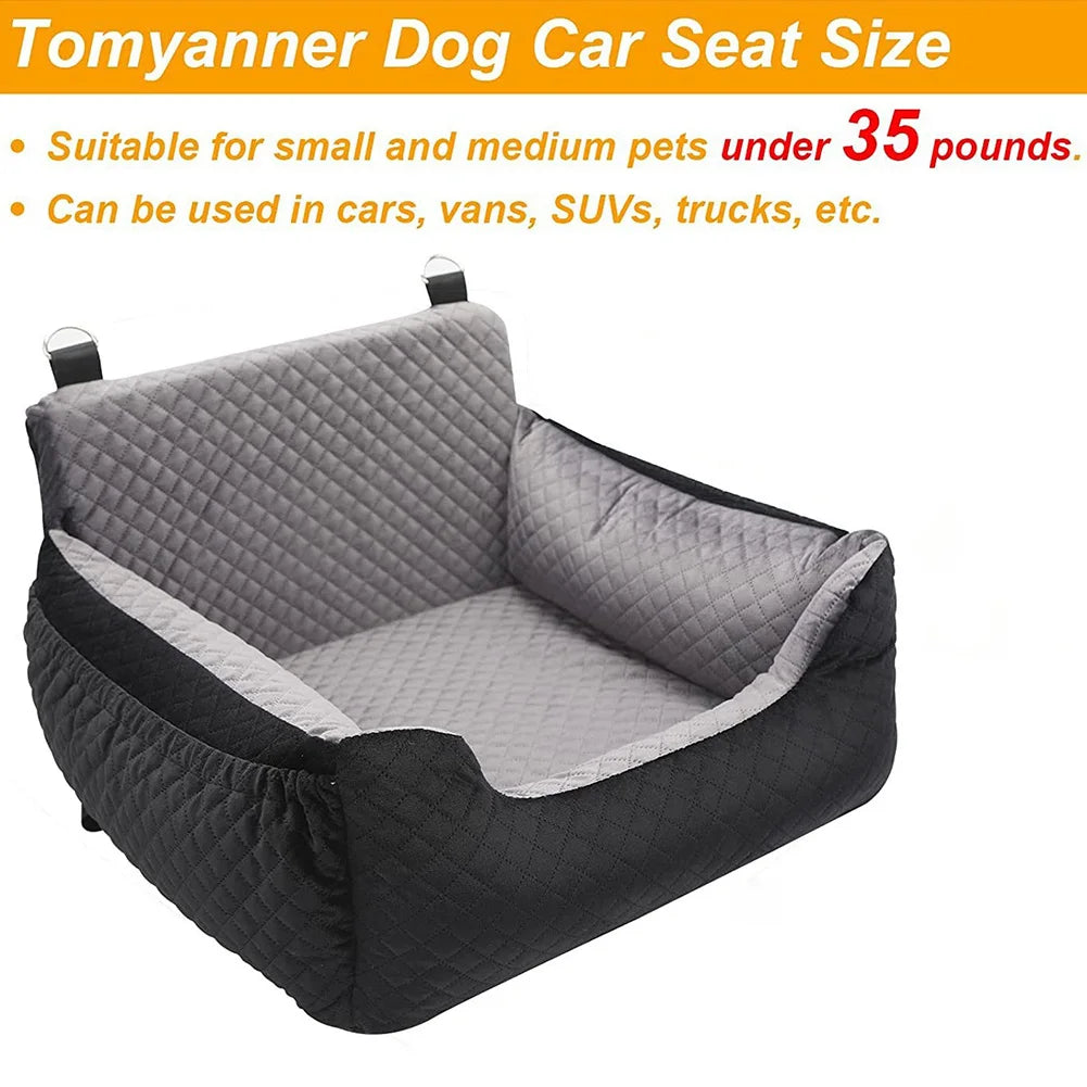 Travel Dog Car Seat Cover - Washable Soft Dog Car Bed Sofa Cushion