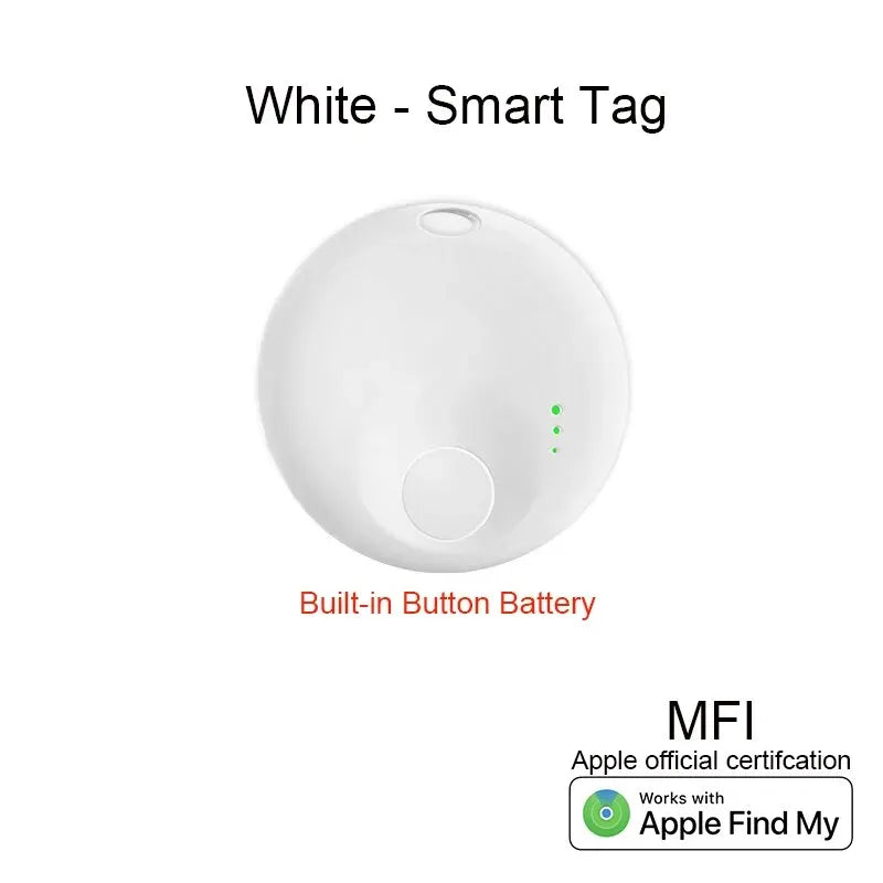 Bluetooth GPS Tracker Smart Tag Airtag - Apple ID Tracker for Dogs, Cats, Pets