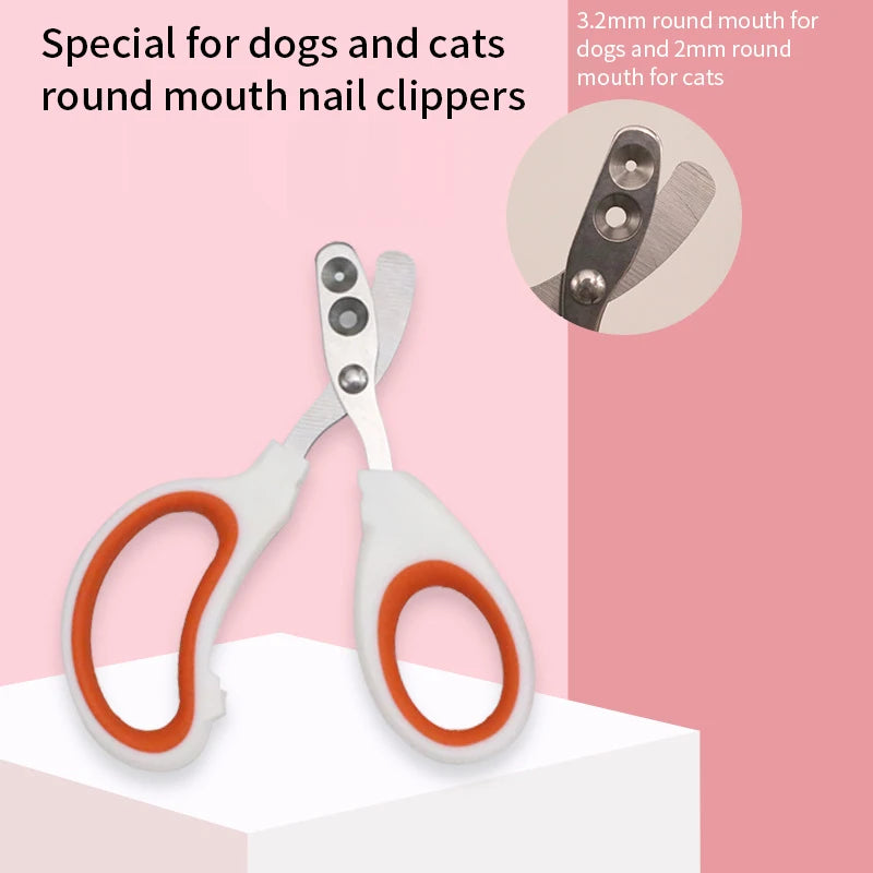 Professional Pet Nail Clippers - for Small Cat or Dog Stainless Steel Trimmers