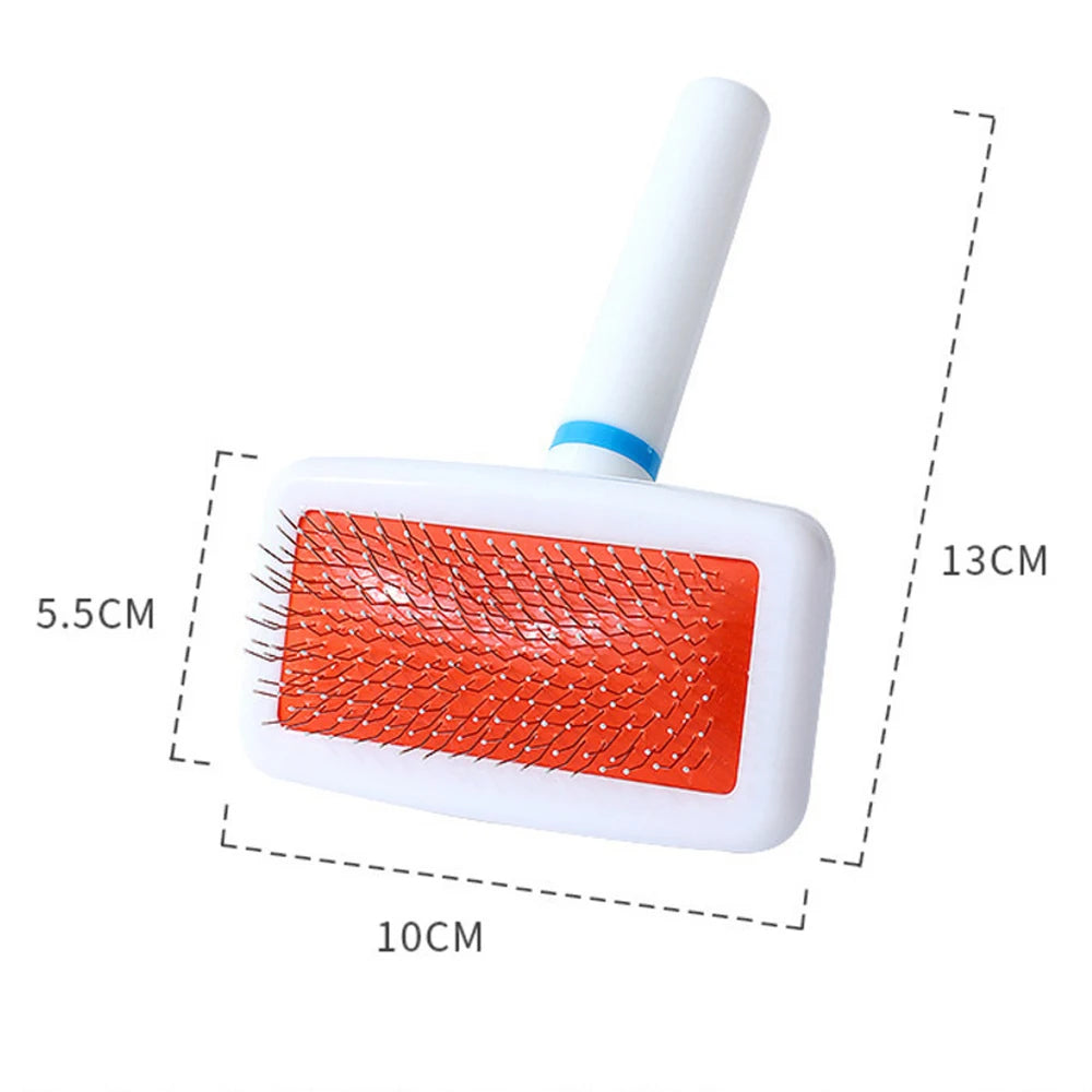 Pet Slicker Brush for Dogs & Cats - Massage Brush Deshedding Comb Grooming Brush