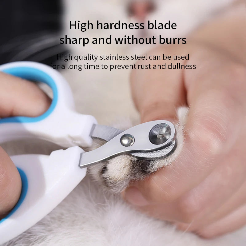 Professional Pet Nail Clippers - for Small Cat or Dog Stainless Steel Trimmers