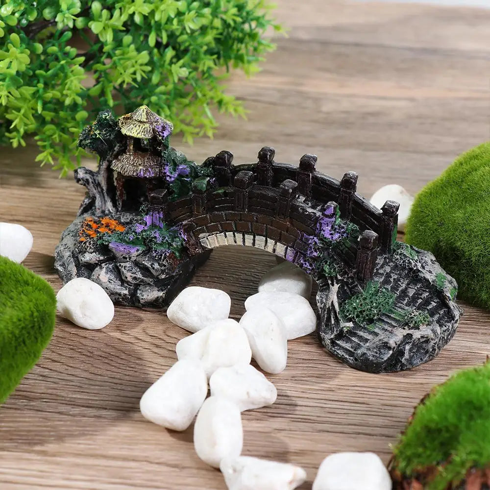 Artificial Bridge Arbor Tree Landscaping for Fish Tank - Aquarium Accessories