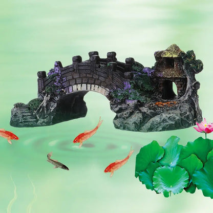 Bridge Fish Tank Landscaping - Aquarium Decor