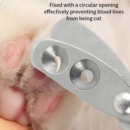 Professional Pet Nail Clippers - for Small Cat or Dog Stainless Steel Trimmers