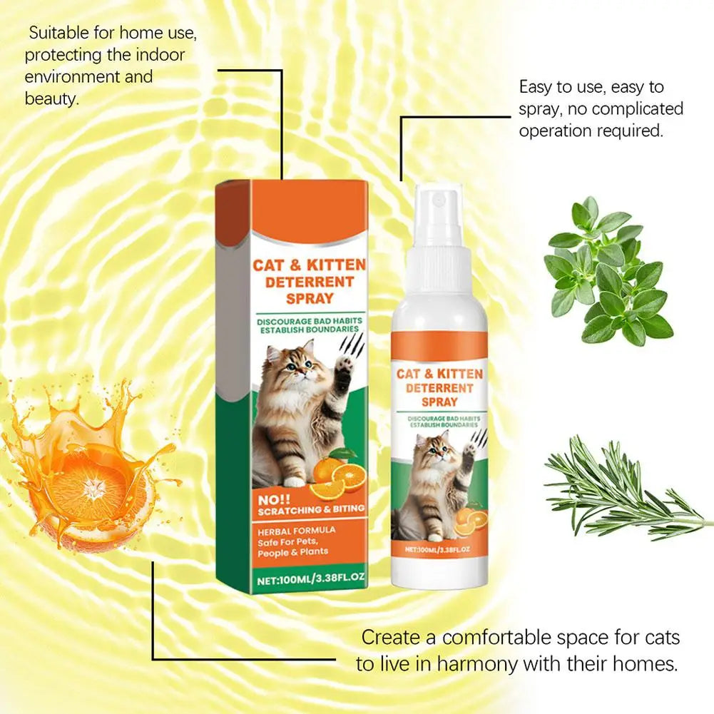 Cat Repellent Spray - Keep Pets Away From Furniture