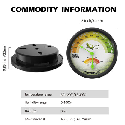 1-10PCS High accuracy digital hygrometer - indoor/outdoor thermometers for greenhouses and reptiles